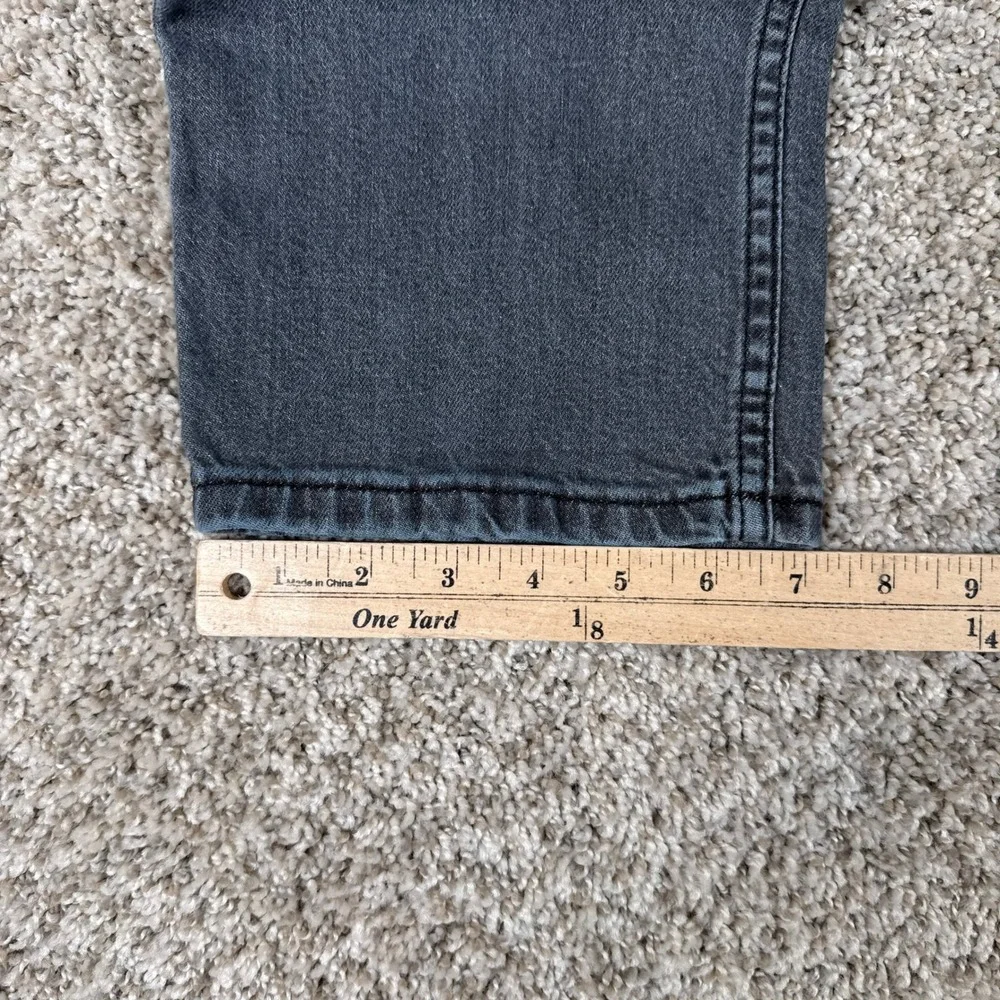 Levis 511 Jeans‎ Mens 36x34 Gray Slim Fit Charcoal Stretch Denim Pants Strecth